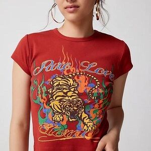 Urban Outfitters Pure Love Tiger Tee